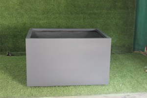 Rectangular Fibre Glass Durable Lightweight Waterproof <b>Artificial</b> <b>Planters</b> for Indoor/<b>Outdoor</b> Floor Use Modern Classic Design - Product Image 2