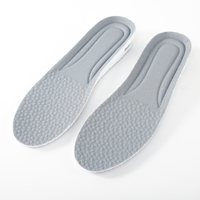 Semelles intérieures en PU à coussin d'air pour soutien de la voûte plantaire, rehausseurs de talon invisibles, absorption des chocs, confortables, pour hommes et femmes