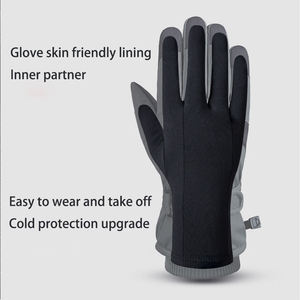 Gants de moto et de cyclisme unisexes d'hiver 2026 avec logo personnalisé, protection intégrale des paumes, doigts complets et compatibles écran tactile, vente en gros - Product Image 5