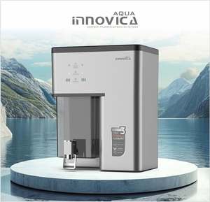 AQUA INNOVICA STEEL GREY REVERSE OSMOSIS WATER <b>FILTER</b> SYSTEM DOMESTIC WATER PURIFIER <b>RO</b> COPPER ZINC ALKALINE AUTO FLUSH SYSTEM - Product Image 1