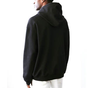 Sudadera con Capucha Personalizada de Alta Calidad, 100% Algodón, Estilo Urbano Negro Premium, Corte Vintage, Lavado Desgastado, para Hombre - Product Image 3