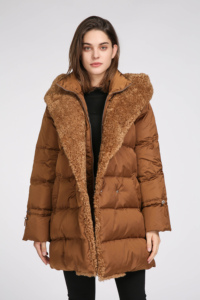 Long Hot Sale Women Winter Jacket OEM ODM Fashion Padding Women Puffer Jacket for Winter Outdoor Sports - Product Image 5