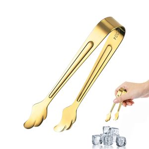 Pinzas para Hielo de Acero Inoxidable de Primera Calidad, Utensilios de Cocina y Bar, Artesanía, Pinzas para Cubitos de Hielo de Metal con Acabado Plateado - Product Image 4