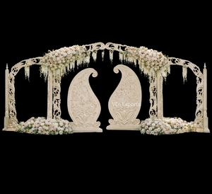 แผงฉากหลังตกแต่งรูปทรงรอยัลเพสลีย์ (Ambi) สำหรับงานแต่งงานสุดหรู - Product Image 1