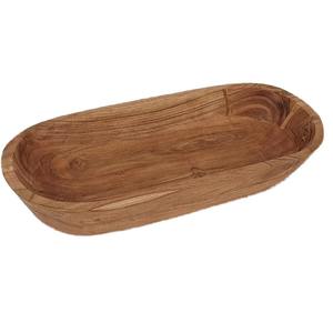 Tazón Grande de Madera para Servir Ensaladas, Hecho a Mano, Acabado Natural, Ligero, Apto para Lavavajillas, Ecológico, Decoración Clásica para la Cocina - Product Image 1
