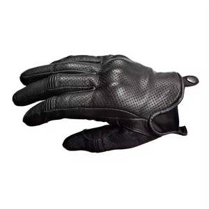 Guantes Largos de Cuero para Motociclismo de Alta Protección con Nudillos Reforzados, Guantes Deportivos para Carreras de Motos - Product Image 4