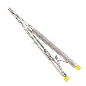 Porte-aiguilles chirurgicaux réutilisables OEM personnalisés A-1 VERITAS T/c Tip Castroviejo 13 cm pour instruments de suture |   Ensemble d'instruments ISO - Product Image 2