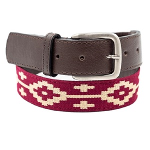 Ceinture en cuir tressée à la main avec motif, pour femme, boucle à ardillon réglable, prix de gros - Product Image 6
