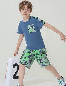 Conjunto de Camisa y Pantalones Cortos de Verano para Hombre, Traje Casual de Dos Piezas, Ligero y Transpirable, Venta al Por Mayor - Product Image 2