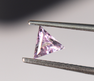 Saphir rose clair de laboratoire, corindon 9 mm, taille triligne, qualité AAA, pierres précieuses en vrac pour la fabrication de bijoux de luxe, pierres de naissance de septembre - Product Image 2