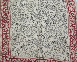 Foulards en coton 100 % naturel, imprimés floraux, faits main, style bohème indien, accessoires de mode, foulard imprimé à la main, cadeau pour femme - Product Image 4