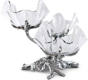 Glass bowl decorative bowl <b>crystal</b> bowl serving bowl fruit bowl dry fruit bowl snack bowl candy bowl dessert centrepiece bowl - Product Image 1