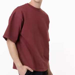 Camiseta Oversize de Algodón para Hombre, Estilo Urbano, Ligera, de Secado Rápido, Casual, Moda, Venta al por Mayor, OEM - Product Image 2