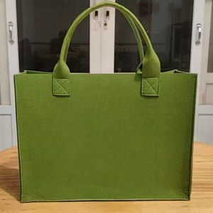 Sacs à main pour femmes de grande capacité, sac fourre-tout en feutre personnalisé avec logo, sac décontracté pour les trajets quotidiens - Product Image 2