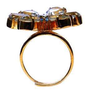 Wedding Wear 925 Sterling Silver Gold Plated Jewelry <b>Green</b> Amethyst Gemstone Women Wear Classic <b>Ring</b> - Product Image 5