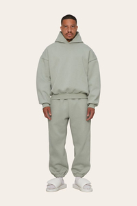 Sweat à capuche de haute qualité en molleton imprimé, écologique, surdimensionné, streetwear de luxe, patchwork, broderie 3D régulière - Product Image 3