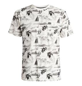 OEM เสื้อยืดคอกลมเปิดสำหรับผู้ชาย, เสื้อยืดผ้าฝ้าย100% พิมพ์ลายกราฟิกเต็มจอเสื้อยืดพิมพ์ลายเต็มจอเสื้อยืดลำลองมีกระดุม - Product Image 4