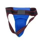 <b>Red</b> Soft Lightweight Contoured Groin Protection <b>Belt</b> for Men Adjustable Sports Waist Support All Seasons Polyester Cotton - Product Image 2