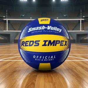 Balón de Voleibol Cosido a Máquina con Cubierta de PU Suave al Tacto para un Control Mejorado, Entrenamiento, Práctica y Partidos - Product Image 2