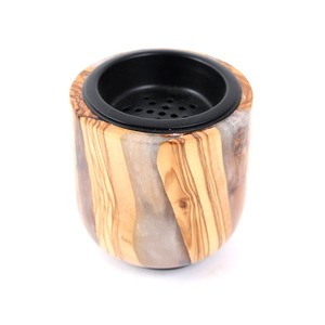 Quemador de Incienso de Madera de Acacia y Resina Epoxi Estilo Árabe Premium – Mubkhar de Lujo Hecho a Mano para Decoración del Hogar, Ramadán - Product Image 5