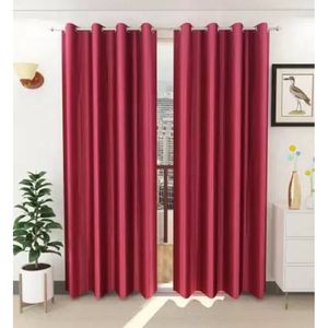 Cortina de Ventana de Poliéster de Lujo de 122 x 274 cm, Estampada, Plisada, Estilo Moderno, con Ojales, Opaca, Lista para Usar en Hogares y Hoteles - Product Image 4