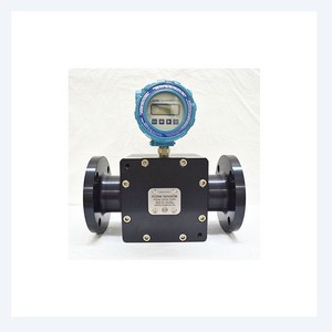 Medidor de flujo para combustible DIGITAL FLOW DGF-040 / DGF-050 / DGF-065 Sensor de flujo de engranajes ovalados tipo brida de aluminio / acero inoxidable - Product Image 1