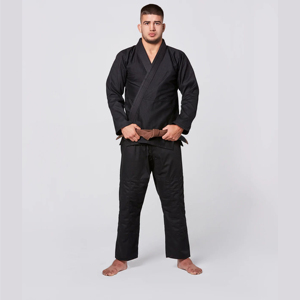 Kimono de karaté bleu 100% coton, coupe classique, respirant, durable, séchage rapide, JUJITSU SPORTS WA-0019 320g, adulte unisexe, arts martiaux - Product Image 2