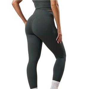 Legging vert foncé pour femmes, pantalon de compression taille haute, extensible, vêtements de sport, vêtements d'entraînement - Product Image 6
