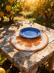 Handmade Beaded Placemat <b>Round</b> Table <b>Mat</b> Embroidered Floral Decorative <b>Mats</b> for Home Hotel Wedding Party - Product Image 6