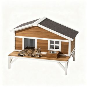 Classica Villa Rettangolare per Gatti di Taglia Grande, per Uso Interno o Esterno - Product Image 3