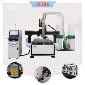 MISHI kundenspezifische hochpräzise ATC-CNC-Routermaschine mit automatischem Werkzeugwechsler 12 Stück für Holztürenschrank