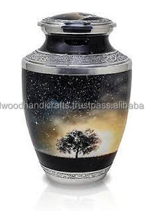 Urnas de cremación de metal para hombres y mujeres, urnas decorativas, urnas hechas a mano, urnas conmemorativas para adultos, urnas funerarias - Product Image 2