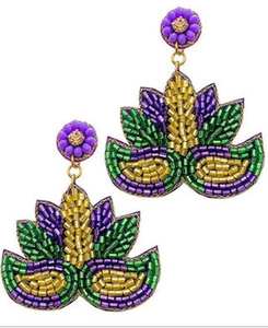 Pendientes de Aro con Cuentas de Vidrio Bordadas a Mano, Coloridos, Modernos, para Bodas, Fiestas, Eventos Festivos, Colgantes de Alta Calidad, Estilo Boho - Product Image 2