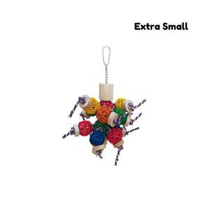 Jouets pour oiseaux en bois écologiques Java avec un design léger et durable - Product Image 1