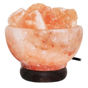 Lámpara de Sal del Himalaya Rosa Claro de Alta Calidad, Tallada en Forma de Rosa con Estilo Feng Shui y Ángel, por Sian Enterprises - Product Image 5