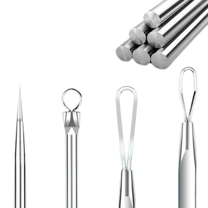 เครื่องมือกำจัดสิวเสี้ยนคุณภาพดีที่สุด สำหรับมืออาชีพ ทำจากสแตนเลส ใช้สำหรับกำจัดสิวและสิวอักเสบ - Product Image 1