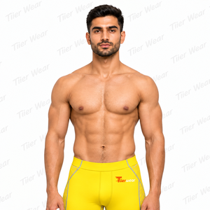 Leggings de compression athlétiques pour hommes en polyester et élasthanne 230 GSM pour l'entraînement, la course et la gym – Marque privée OEM - Product Image 4