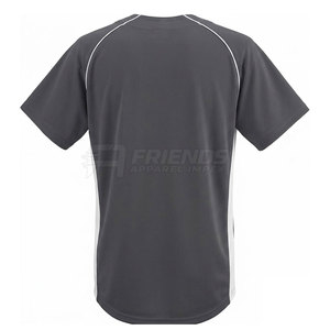 เสื้อเบสบอลลำลองสำหรับผู้ชาย ผ้าบางเบา ระบายอากาศได้ดี แห้งเร็ว ดีไซน์ปรับแต่งได้ สำหรับฝึกซ้อมและวันแข่งขัน - Product Image 2