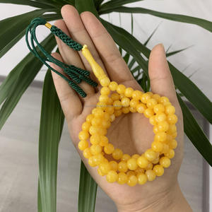 Tasbih, cuentas de oración Misbaha, hechas a mano, árabes, para la adoración diaria, regalo islámico, ecológicas, personalizables, de resina, pintadas a mano, SANIYA - Product Image 4
