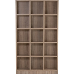 Modern 5 Tier Tall <b>Bookcase</b> Wooden Grain Storage Cabinet <b>Open</b> Shelf Organizer for Living Room Bedroom Home Office - Product Image 3