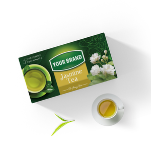 Bolsitas de Té de Jazmín Orgánico de Marca Privada, Ingredientes Naturales, Té de Hierbas con Cordones, Empaque de Bolsitas de Té - Product Image 1