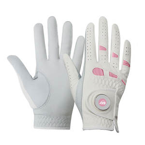 Gants de golf personnalisables en cuir de mouton et tissu doux pour hommes à bas prix - Product Image 1