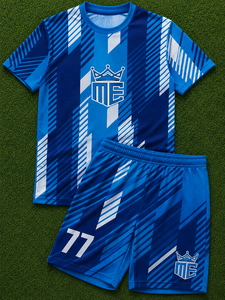 ชุดยูนิฟอร์มฟุตบอลแบบกำหนดเอง |   เสื้อฟุตบอลและกางเกงขาสั้นแบบซับลิเมชั่น |   ชุดกีฬาทีมที่ระบายอากาศได้ดีสำหรับสโมสร - Product Image 2