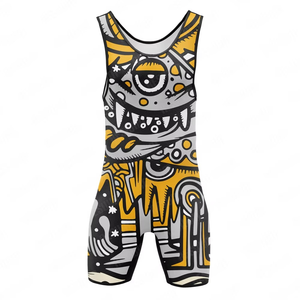 Nuevo Singlet de Lucha Libre para Hombre de Alta Calidad, Uniforme de Lucha Libre Personalizado al por Mayor - Product Image 6