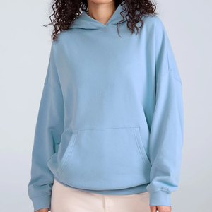 Sudadera con Capucha para Mujer, Material Suave para Mayor Comodidad, Secado Rápido, Resistente al Viento, Diseño Moderno con Hombros Caídos, Logotipo Frontal, Directo de Fábrica - Product Image 1