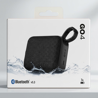 Haut-parleur portable GO4 4ème génération, design brique dorée, basses profondes, étanche IPX4, batterie intégrée pour les voyages et la maison