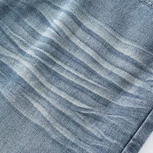 Jeans Skinny Respirants pour Hommes Style Urbain – Vente en Gros, Non Déchirés, Denim Lavé Extensible, Patchwork Uni pour Hommes Jeunes - Product Image 6