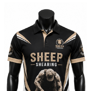Maillot de cérémonie personnalisé pour homme avec impression par sublimation et transfert thermique, motif 'Sheep Shearing', design à queue longue, OEM ODM, vente en gros usine - Product Image 4