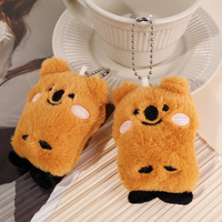 Offre Spéciale mignon en peluche lapin porte-clés pendentif porte-clés breloque pour sac à dos sac à main pendentif porte-clés poupée clé pendentif