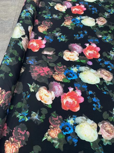 Premium Digital Printed Polyester Fabric Manufacturer Soft Fashion Textile for Apparel Garments and Designer Wear - Product Image 3